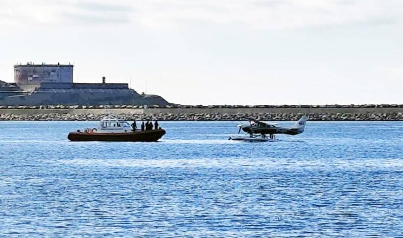 Juče popodne na ulazu u luku