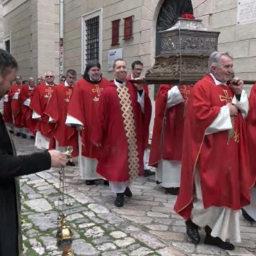 Juče održana vanjska proslava Svetog Tripuna