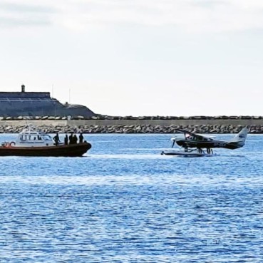 Juče popodne na ulazu u luku