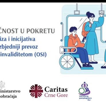 Počela realizacija projekta „Pristupačnost u pokretu – Analiza i inicijativa za bezbjedniji prevoz OSI“